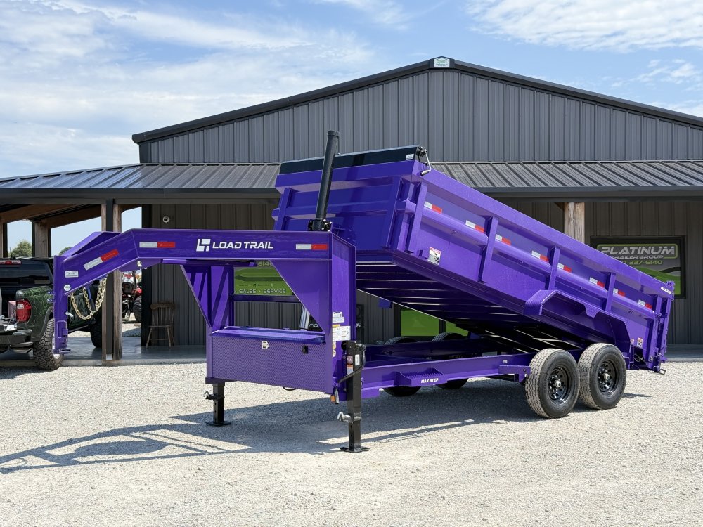 2027 Load Trail DG 83X16X3 HIGH SIDE TELESCOPIC W/14 PLYS AND 7 GAUGE 14K GVWR GOOSENECK Dump Traile