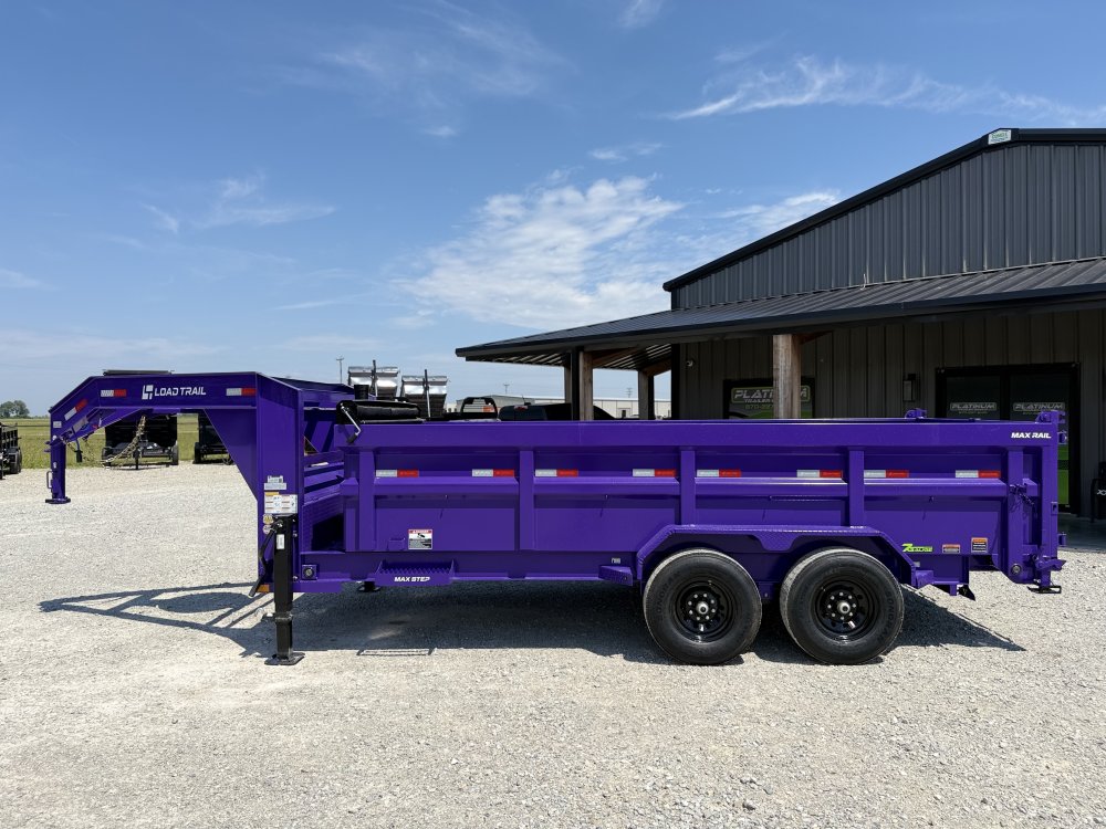 2027 Load Trail DG 83X16X3 HIGH SIDE TELESCOPIC W/14 PLYS AND 7 GAUGE 14K GVWR GOOSENECK Dump Traile