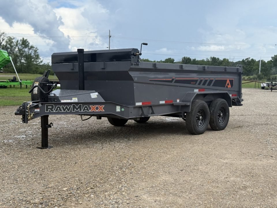 2026 RawMaxx GDX KNIGHT 83X14 / TELESCOPIC / I-BEAM FRAME / TARP KIT / 14 GVWR / 32" SIDES Dump Trai