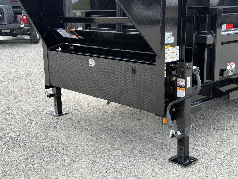 2027 Load Trail DG 83X14X3 GOOSENECK TELESCOPIC HIGH SIDE W/14 PLYS AND 7 GAUGE 14K GVWR Dump Traile