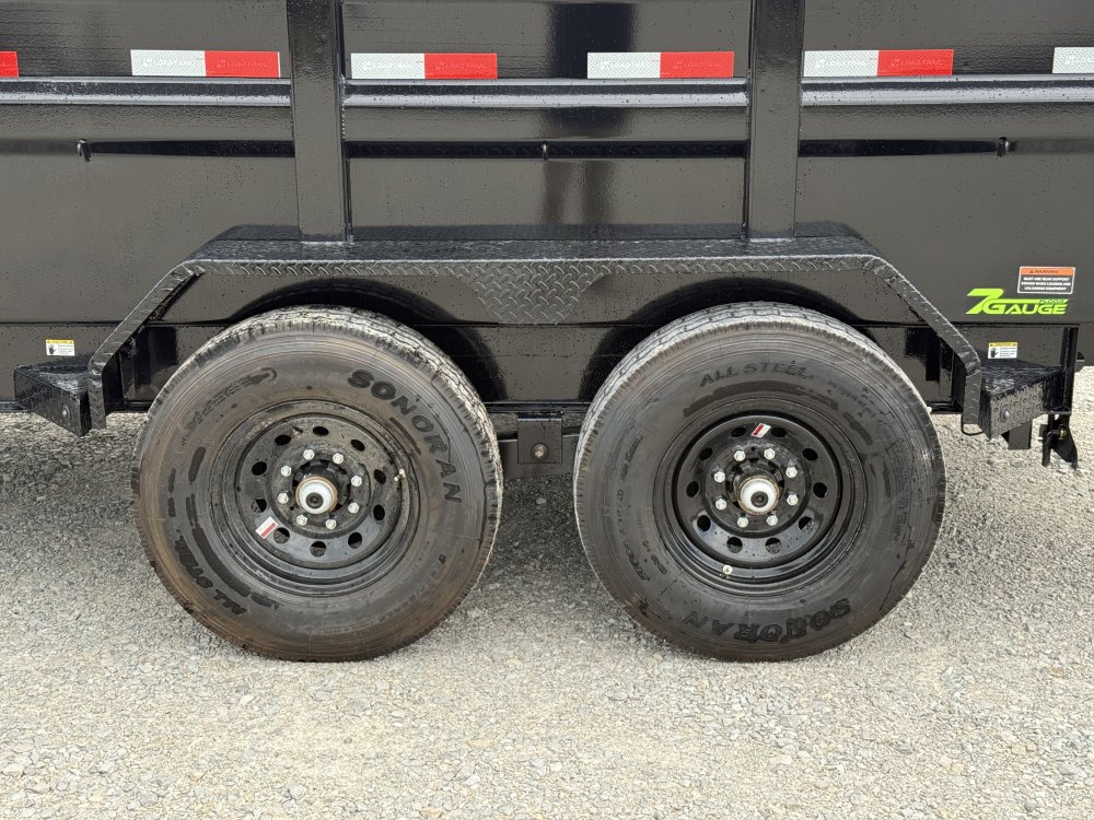 2027 Load Trail DG 83X14X3 GOOSENECK TELESCOPIC HIGH SIDE W/14 PLYS AND 7 GAUGE 14K GVWR Dump Traile