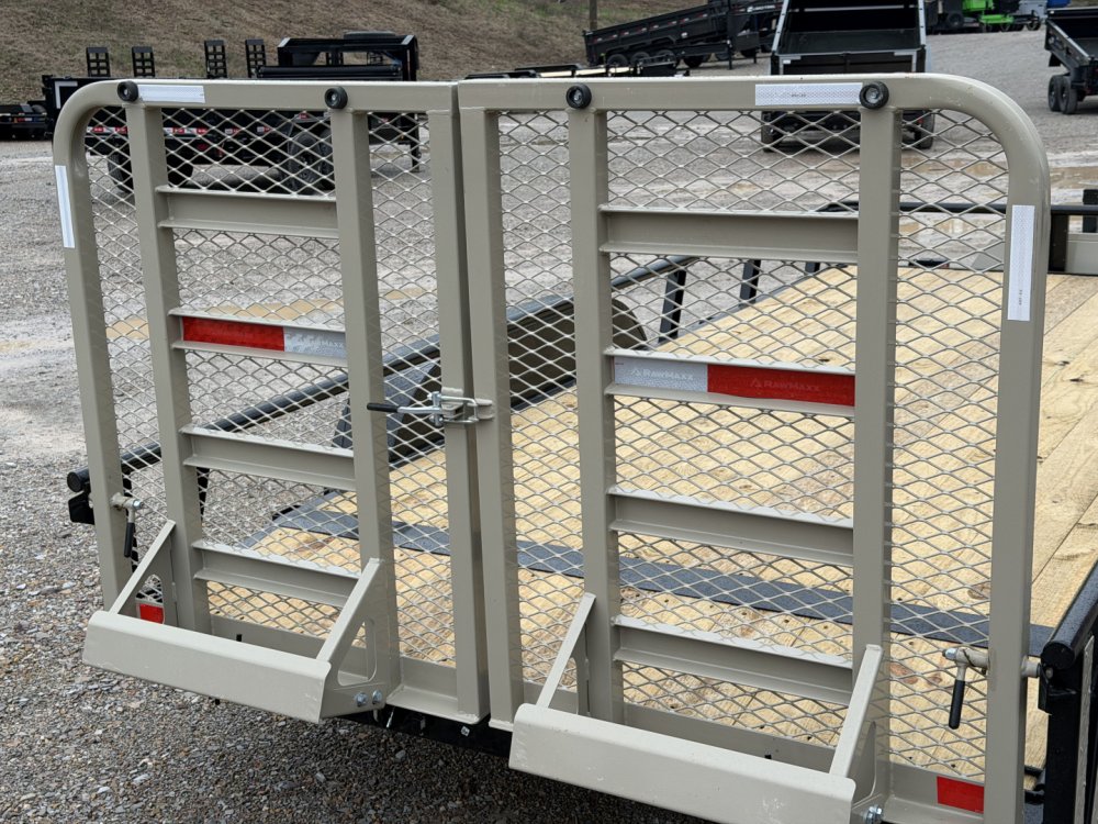 2026 RawMaxx UTX 83X16 Utility Trailer / HD FOLDING SPLIT GATE / 8 PLY TIRES / UTILITY TONGUE TOOL B