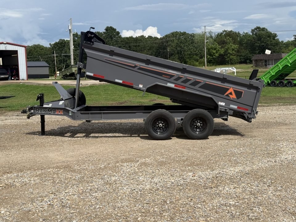 2026 RawMaxx GDX KNIGHT 83X14 / TELESCOPIC / I-BEAM FRAME / TARP KIT / 14 GVWR / 32" SIDES Dump Trai