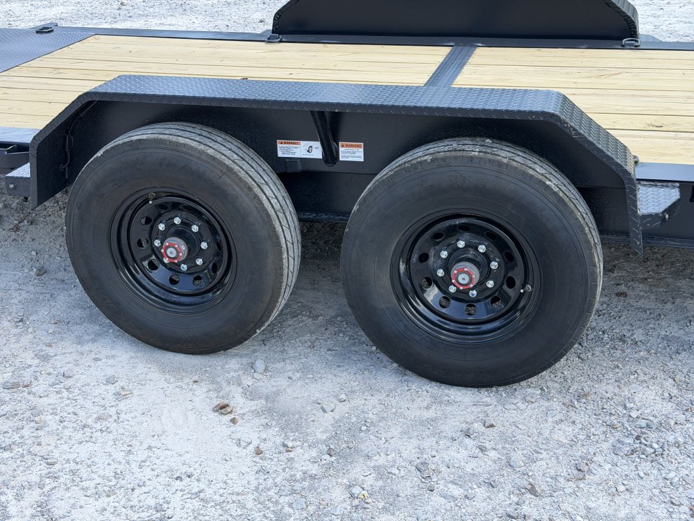 2027 RAWMAXX ORANGE X 83X22 TILT W/8K TORSION AXLES AND 14 PLYS 16K GVWR EQUIPMENT TILT TRAILER