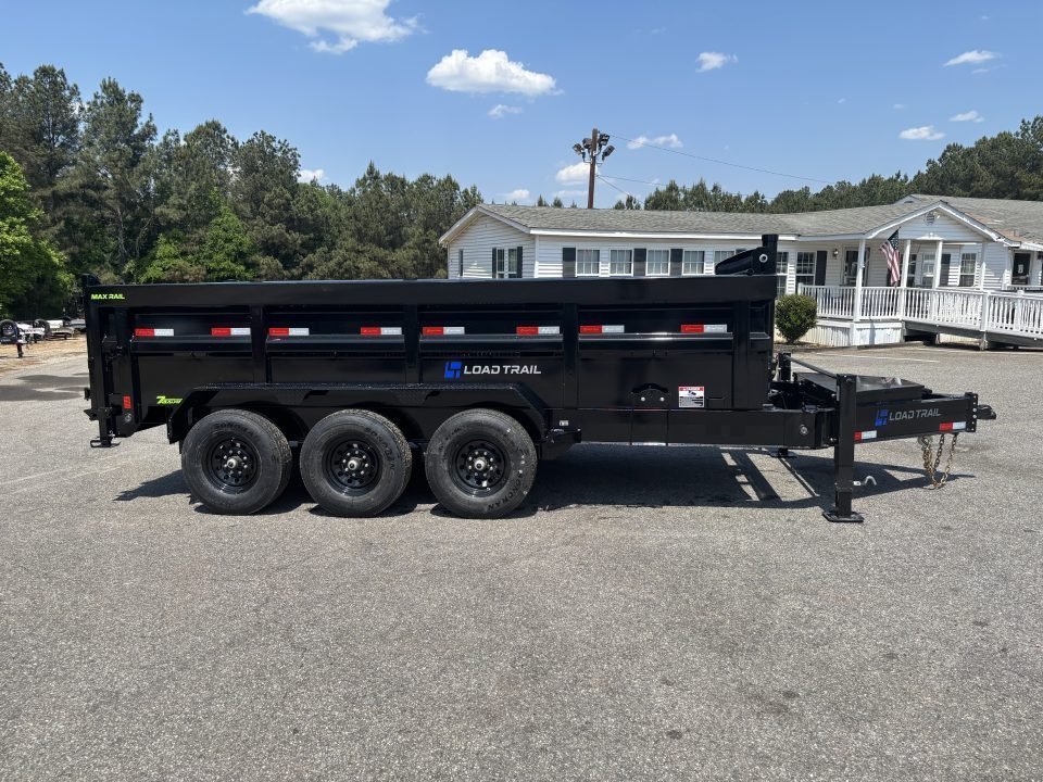 2027 Load Trail DL 83X16X3 HIGH SIDE TELESCOPIC W/7 GAUGE FLOOR AND 14 PLY TIRES 21K GVWR Dump Trail