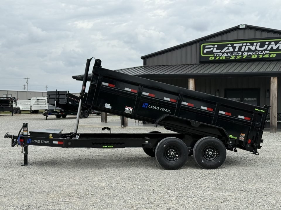 2026 Load Trail DL 83X14X3 HIGH SIDE TELESCOPIC W/7 GAUGE FLOOR AND 14 PLY TIRES 14K GVWR Dump Trail