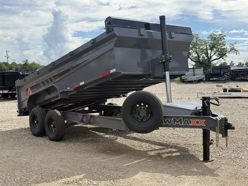 2026 RawMaxx GDX 83X16 / TELESCOPIC / I-BEAM FRAME / TARP KIT / 14K GVWR / 32" SIDES / Dump Trailer