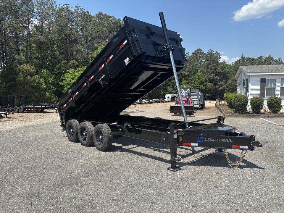 2027 Load Trail DL 83X16X3 HIGH SIDE TELESCOPIC W/7 GAUGE FLOOR AND 14 PLY TIRES 21K GVWR Dump Trail