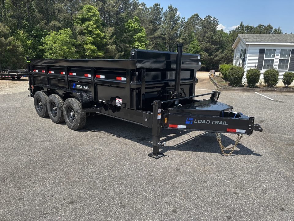 2027 Load Trail DL 83X16X3 HIGH SIDE TELESCOPIC W/7 GAUGE FLOOR AND 14 PLY TIRES 21K GVWR Dump Trail