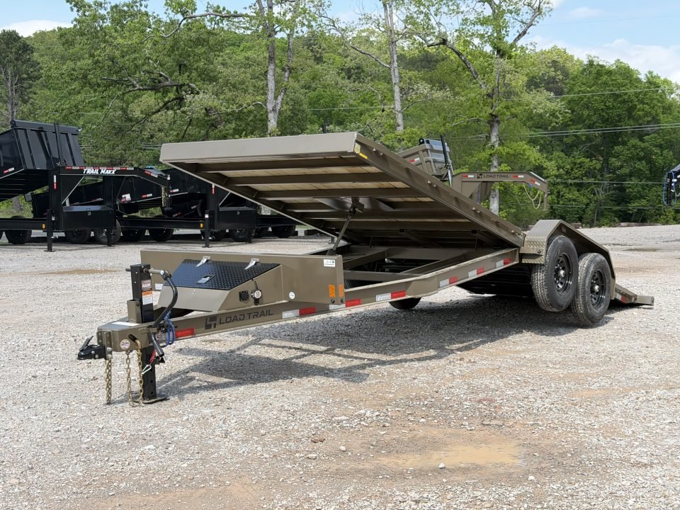 2026 Load Trail TM 83X22 14K GVWR WIRELESS REMOTE WINCH PLATE FULL HYDRUAULIC Tilt Trailer