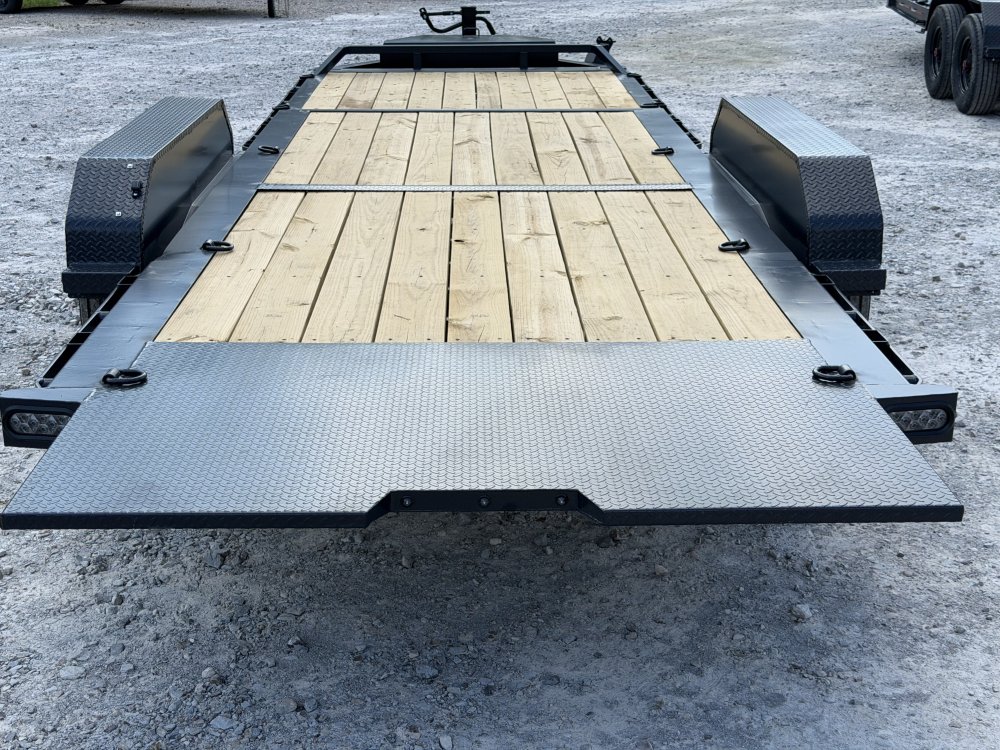 2027 RAWMAXX ORANGE X 83X22 TILT W/8K TORSION AXLES AND 14 PLYS 16K GVWR EQUIPMENT TILT TRAILER