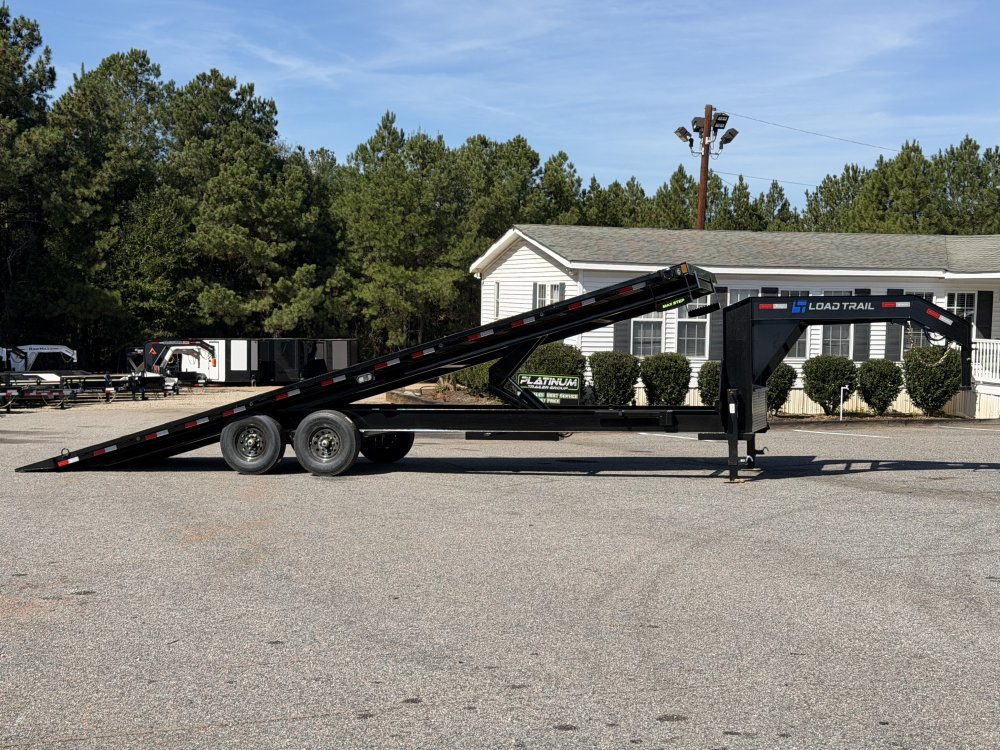 2027 Load Trail GE 102X28 GOOSENECK FULL TILT W/14 PLYS AND TUFF WIRELESS REMOTE 14K GVWR Tilt Trail