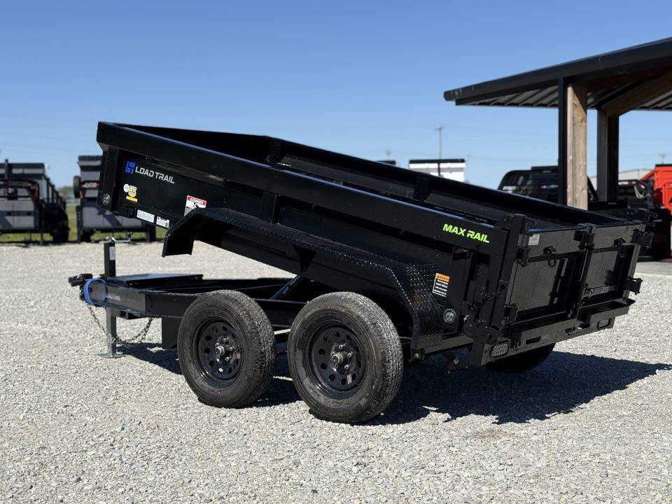 2026 Load Trail DE 60X10X18 W/SLIDE IN RAMPS AND TOOLBOX 7K GVWR Dump Trailer