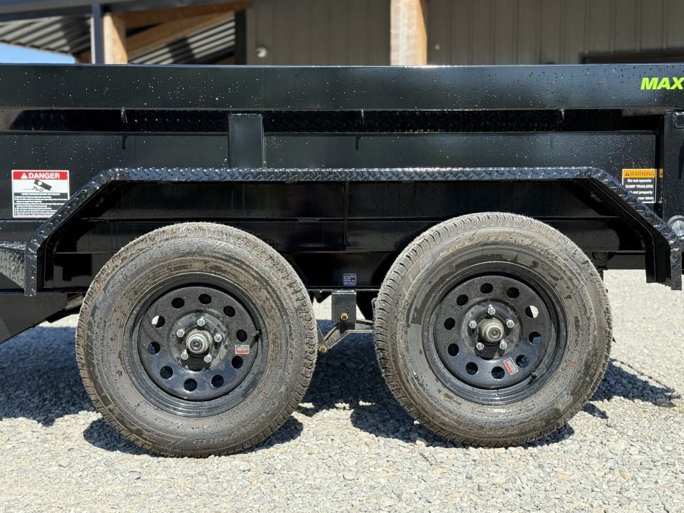 2026 Load Trail DE 60X10X18 W/SLIDE IN RAMPS AND TOOLBOX 7K GVWR Dump Trailer