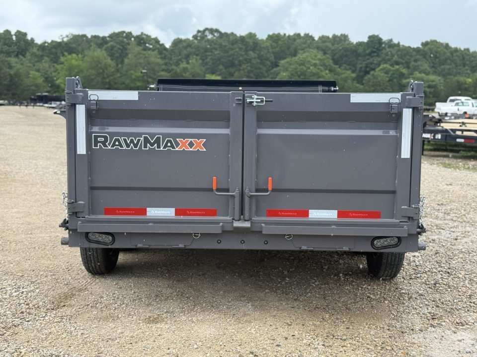 2026 RawMaxx GDX 83X14 / TELESCOPIC / I-BEAM FRAME / TARP KIT / 14 GVWR / 32" SIDES Dump Trailer