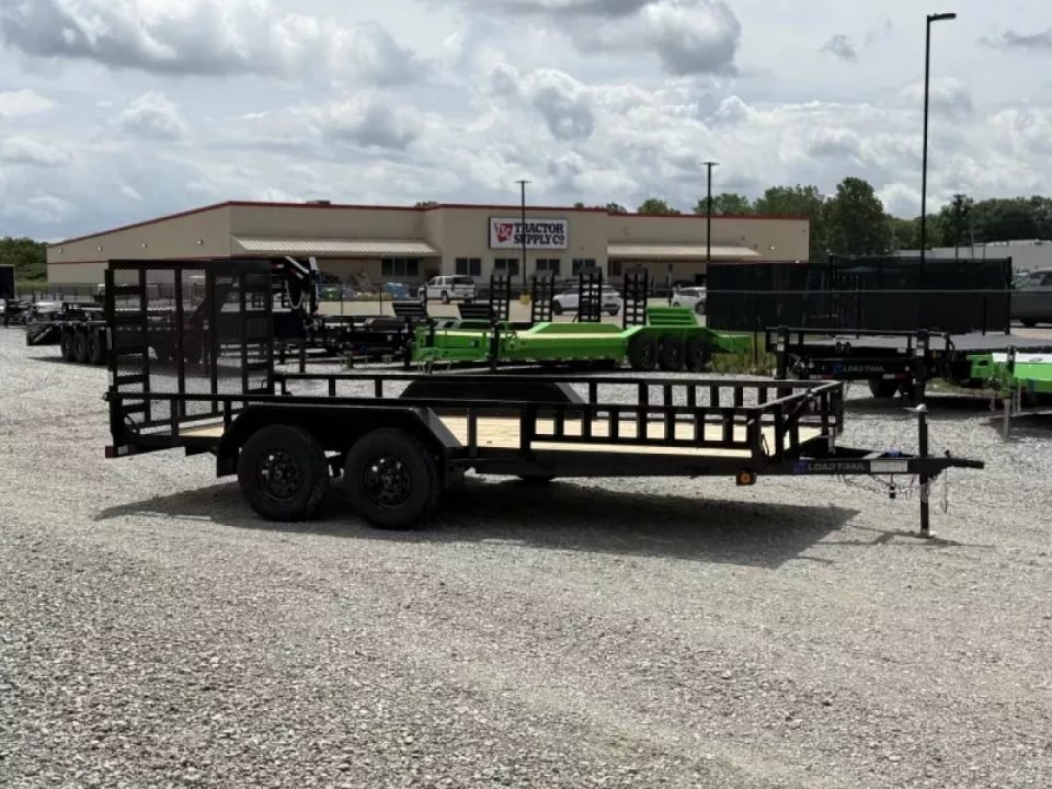 2026 Load Trail 83X14 UE Utility Trailer W/ SIDE RAMPS, 4' GATES, SQ. TUBE TOP RAMP