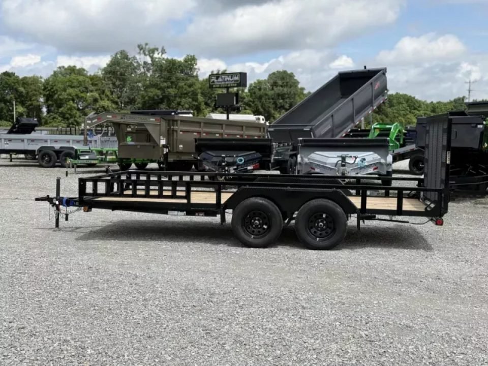 2026 Load Trail 83X14 UE Utility Trailer W/ SIDE RAMPS, 4' GATES, SQ. TUBE TOP RAMP