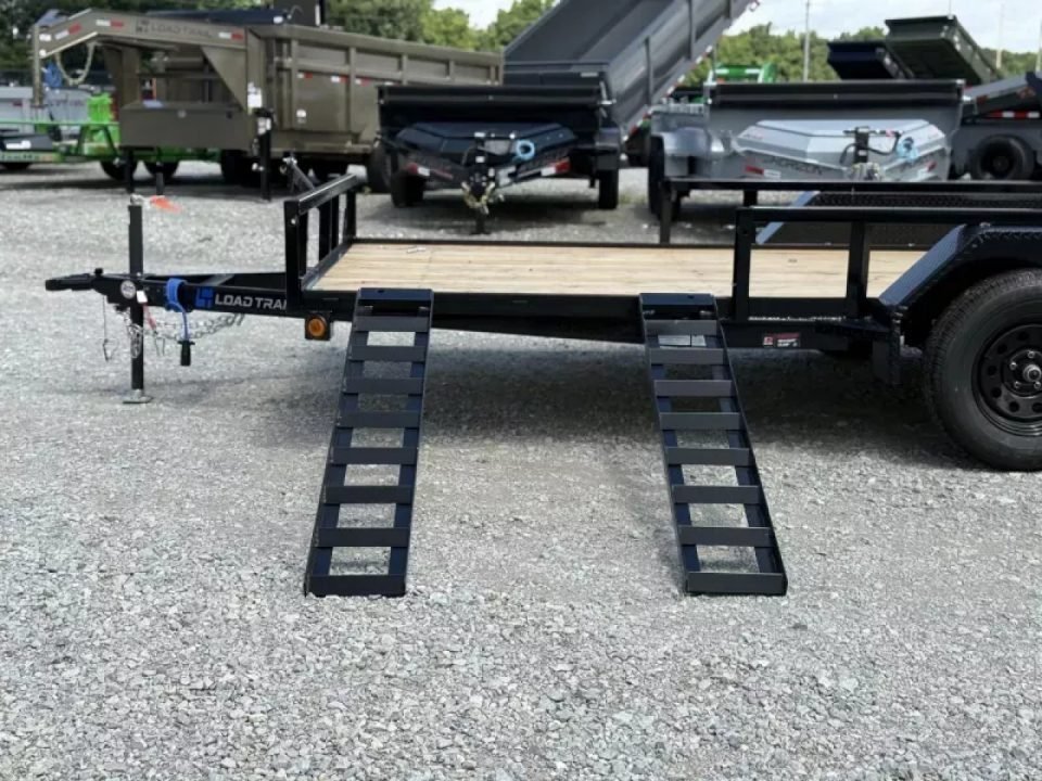 2026 Load Trail 83X14 UE Utility Trailer W/ SIDE RAMPS, 4' GATES, SQ. TUBE TOP RAMP