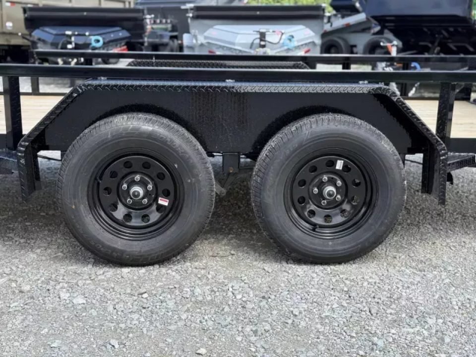 2026 Load Trail 83X14 UE Utility Trailer W/ SIDE RAMPS, 4' GATES, SQ. TUBE TOP RAMP