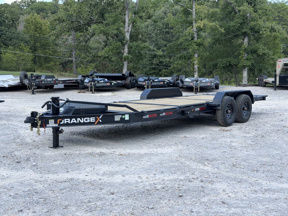 2027 RAWMAXX ORANGE X 83X22 TILT W/8K TORSION AXLES AND 14 PLYS 16K GVWR EQUIPMENT TILT TRAILER