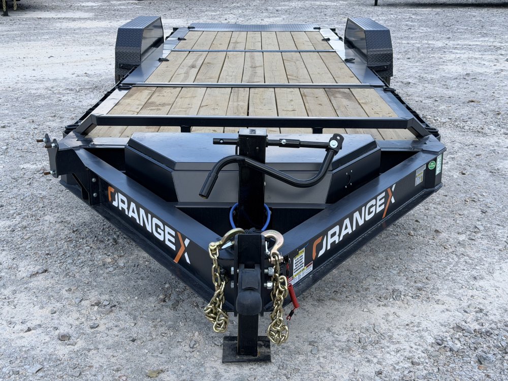 2027 RAWMAXX ORANGE X 83X22 TILT W/8K TORSION AXLES AND 14 PLYS 16K GVWR EQUIPMENT TILT TRAILER