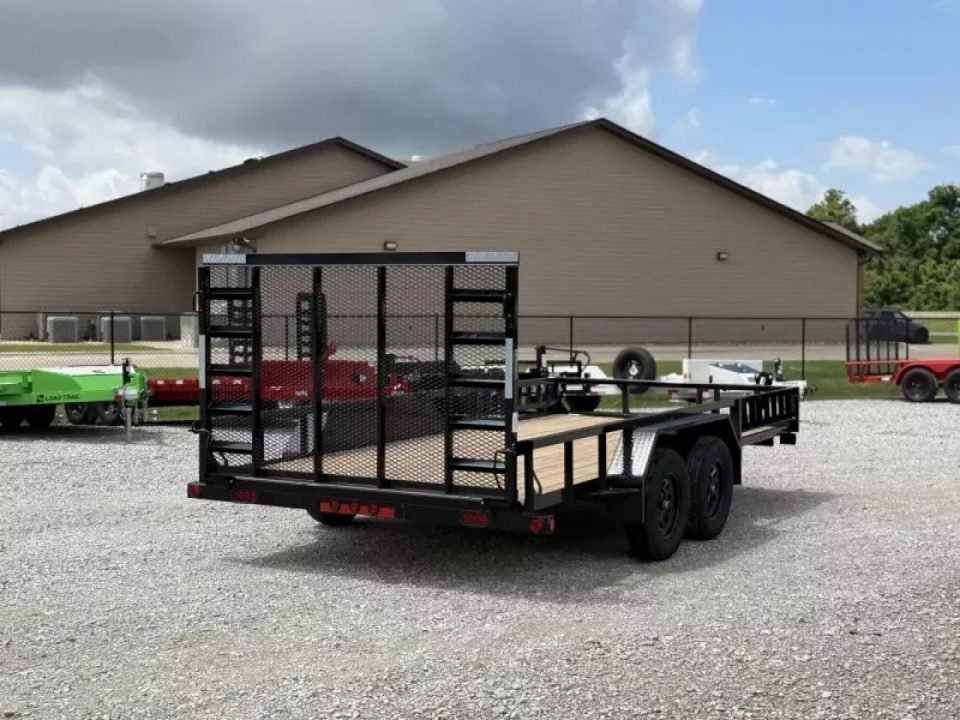 2026 Load Trail 83X14 UE Utility Trailer W/ SIDE RAMPS, 4' GATES, SQ. TUBE TOP RAMP