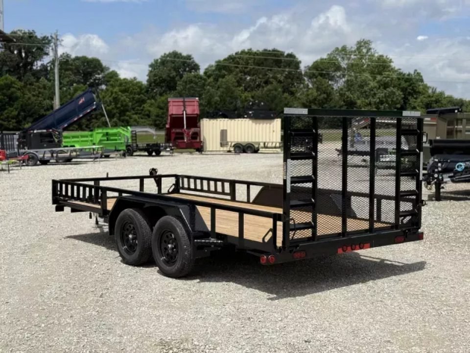 2026 Load Trail 83X14 UE Utility Trailer W/ SIDE RAMPS, 4' GATES, SQ. TUBE TOP RAMP