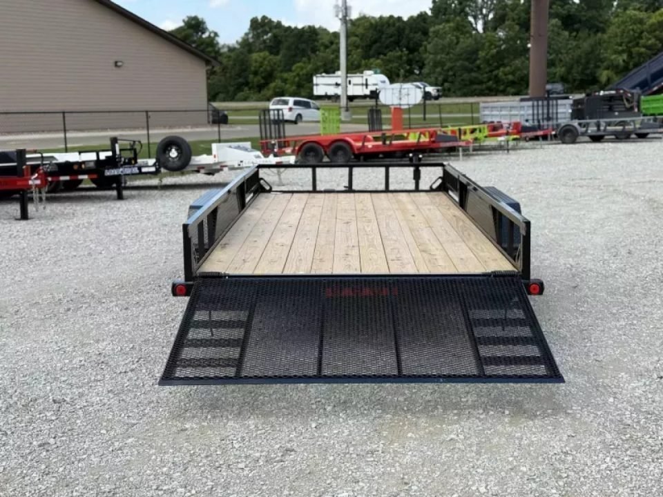 2026 Load Trail 83X14 UE Utility Trailer W/ SIDE RAMPS, 4' GATES, SQ. TUBE TOP RAMP