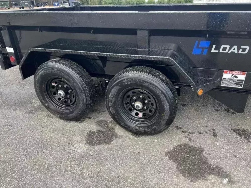 2027 Load Trail 72X12 DE Dump Trailer W/18 INCH SIDES, RAMPS, TARP, SPREAD GATES, 5200 POUND AXLES,