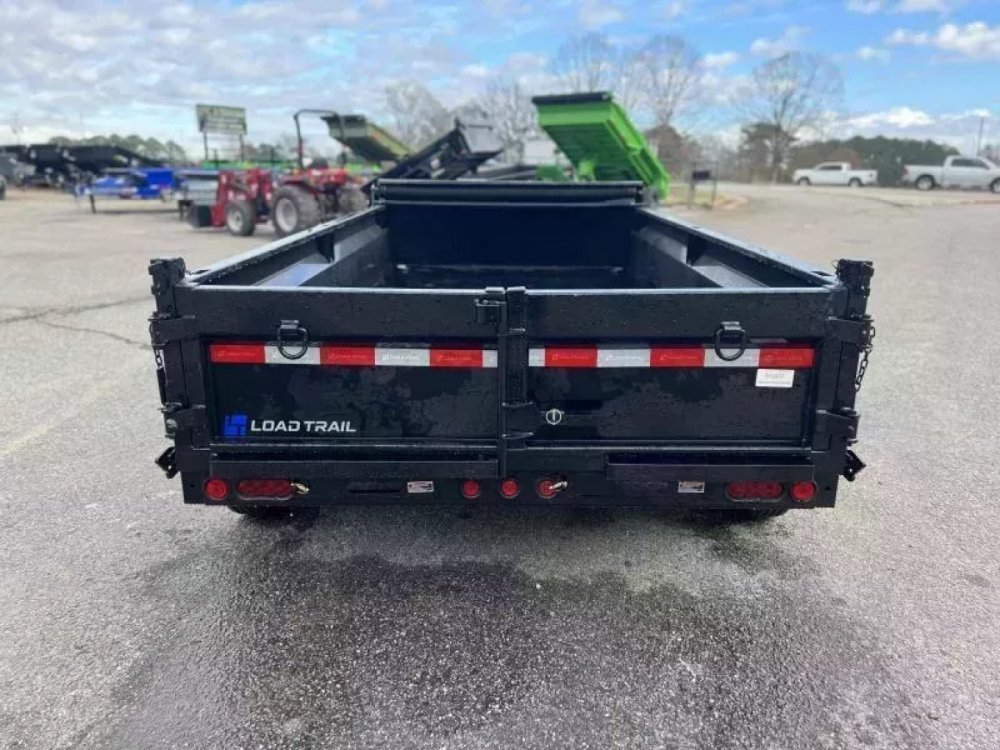 2027 Load Trail 72X12 DE Dump Trailer W/18 INCH SIDES, RAMPS, TARP, SPREAD GATES, 5200 POUND AXLES,