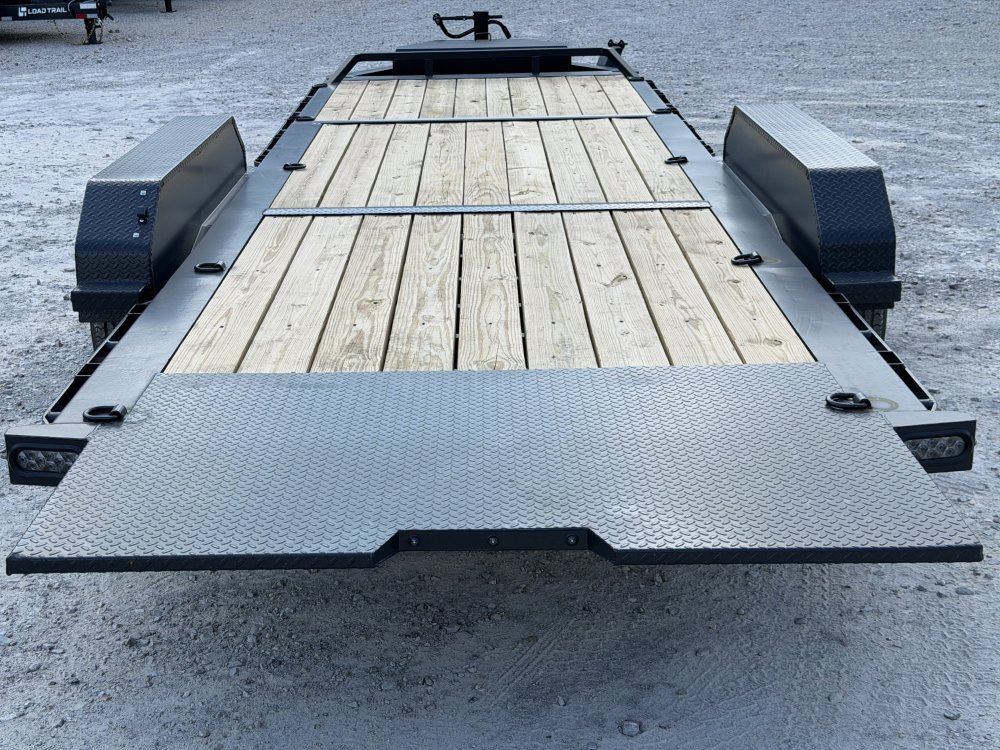 2027 RAWMAXX ORANGE X 83X22 TILT W/7K TORSION AXLES 14K GVWR EQUIPMENT TILT TRAILER