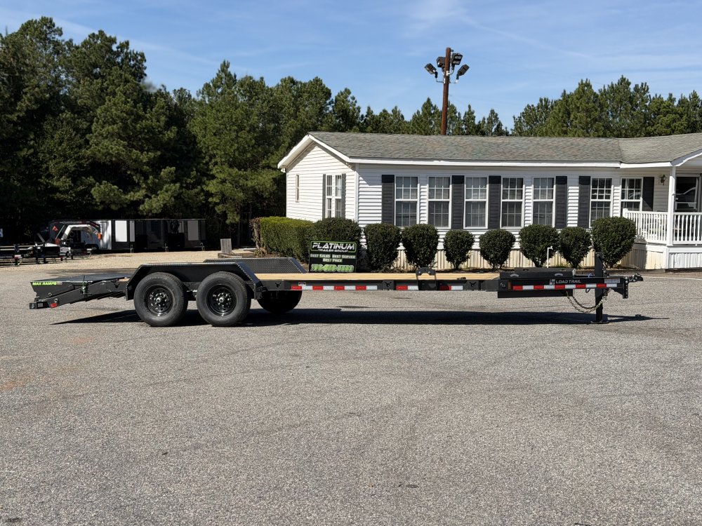 2027 Load Trail CB 83X22 14K GVWR I BEAM FRAME MAX RAMP Equipment Trailer