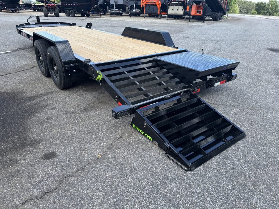 2026 Load Trail CB 83X22 14K GVWR I BEAM FRAME MAX RAMP Equipment Trailer