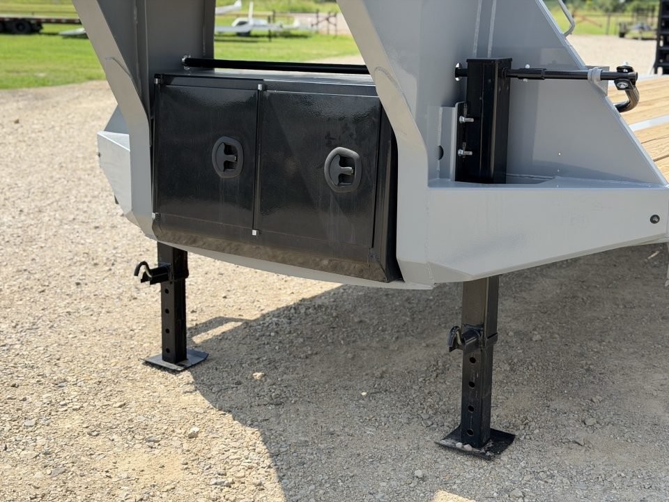 2026 RawMaxx FDX 102X25 / 12" CROSSMEMBERS / 14 PLY / I-BEAM / 25900 GVWR Flatbed Trailer