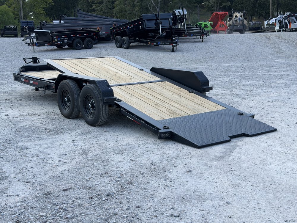 2027 RAWMAXX ORANGE X 83X22 TILT W/7K TORSION AXLES 14K GVWR EQUIPMENT TILT TRAILER