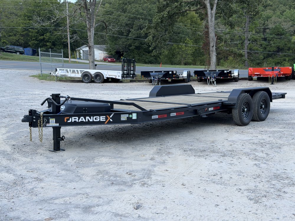 2027 RAWMAXX ORANGE X 83X22 TILT W/7K TORSION AXLES 14K GVWR EQUIPMENT TILT TRAILER