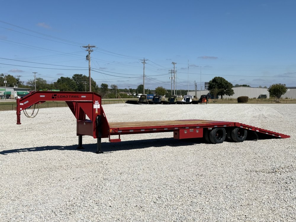 2027 Load Trail GL 102X32 GOOSENECK HYDRAULIC DOVETAIL W/12' CLEATED DOVE, 14 PLYS, HYDRAULIC JACKS,