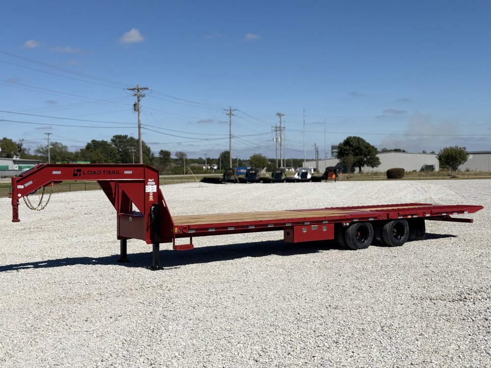 2027 Load Trail GL 102X32 GOOSENECK HYDRAULIC DOVETAIL W/12' CLEATED DOVE, 14 PLYS, HYDRAULIC JACKS,