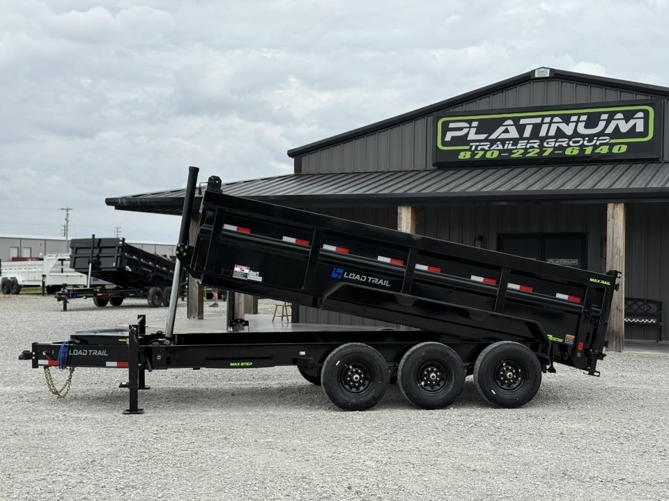 2026 Load Trail DL 83X16X3 HIGH SIDE TELESCOPIC W/7 GAUGE FLOOR AND 14 PLY TIRES 21K GVWR Dump Trail
