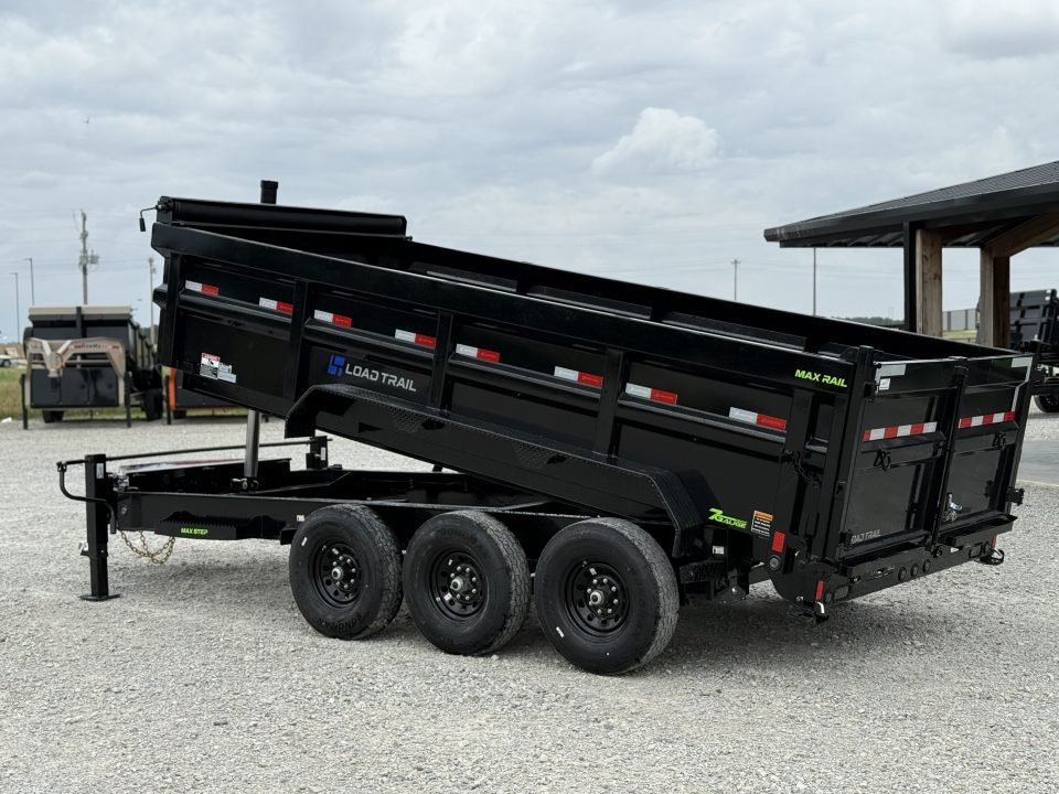 2026 Load Trail DL 83X16X3 HIGH SIDE TELESCOPIC W/7 GAUGE FLOOR AND 14 PLY TIRES 21K GVWR Dump Trail