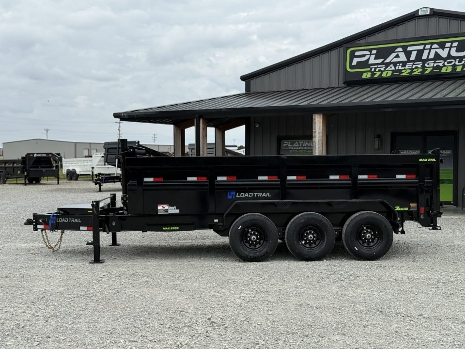 2026 Load Trail DL 83X16X3 HIGH SIDE TELESCOPIC W/7 GAUGE FLOOR AND 14 PLY TIRES 21K GVWR Dump Trail