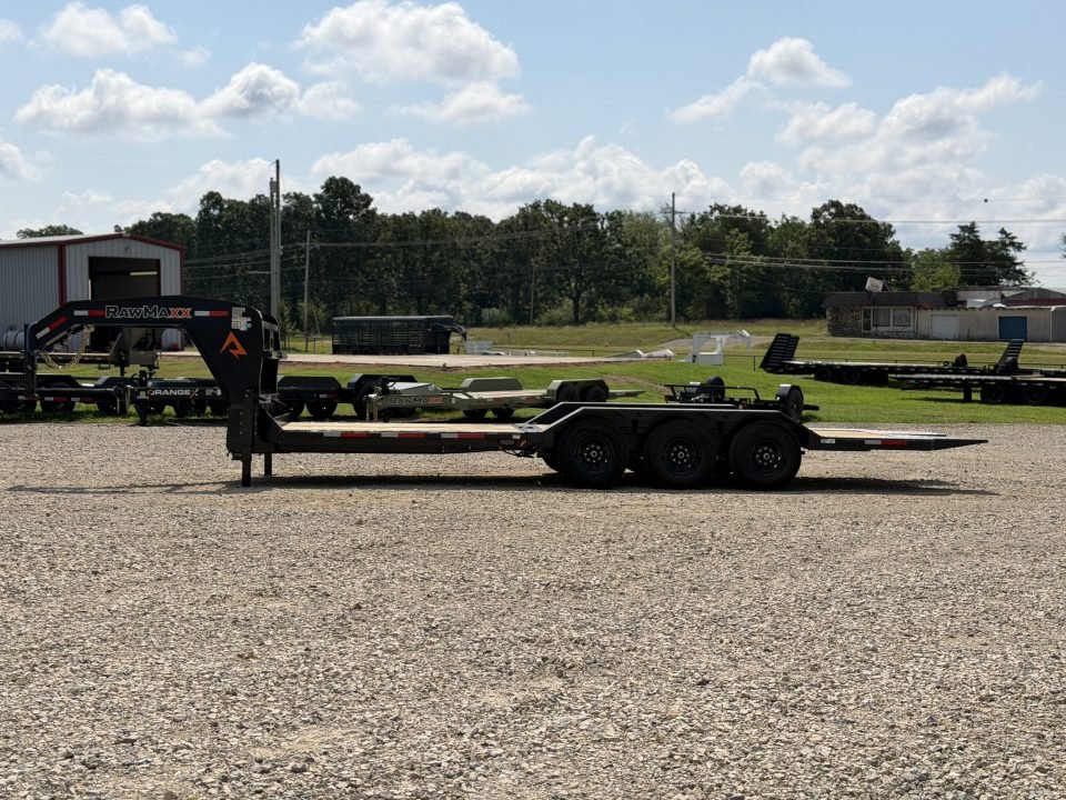 2026 RawMaxx G3X 102X26 / I-BEAM FRAME / WINCH PLATE / TILT DECK / 21K GVWR Gooseneck Bodies
