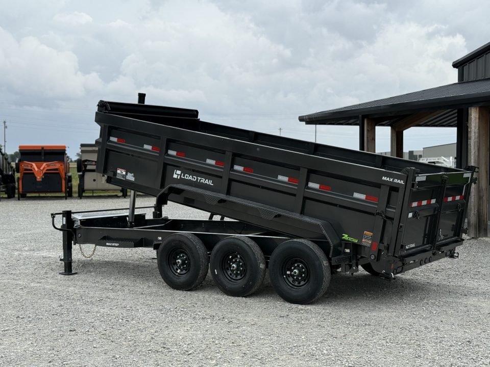 2026 Load Trail DL 83X16X3 HIGH SIDE TELESCOPIC W/7 GAUGE FLOOR AND 14 PLY TIRES 21K GVWR Dump Trail