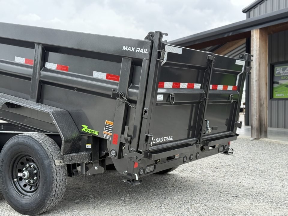 2026 Load Trail DL 83X16X3 HIGH SIDE TELESCOPIC W/7 GAUGE FLOOR AND 14 PLY TIRES 21K GVWR Dump Trail