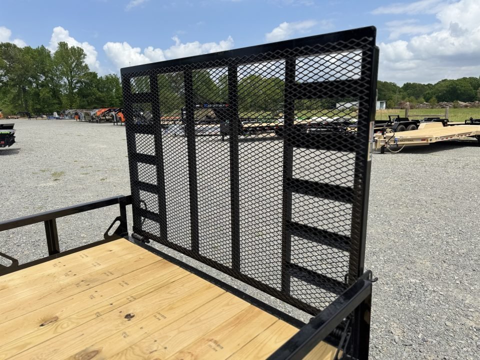 2027 Load Trail SE 77x12 Utility Trailer, 4' Gate w/Spring , Square Tube Top Rail, 3500 Pound Axles.