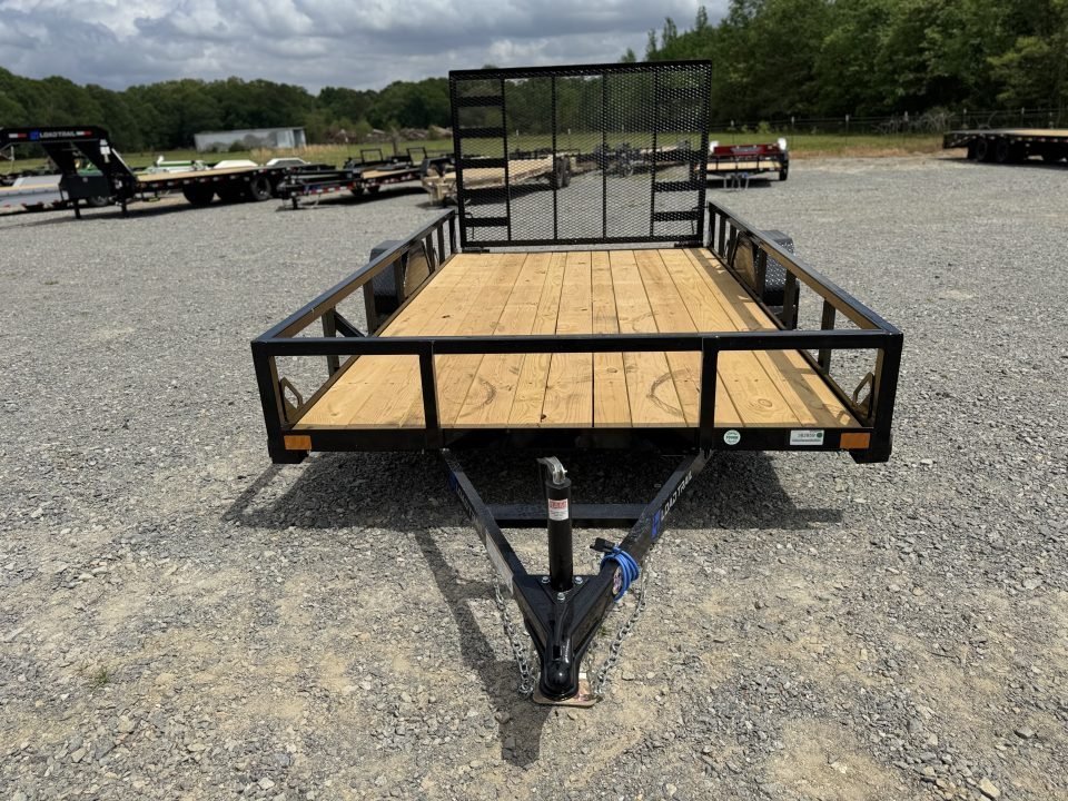 2027 Load Trail SE 77x12 Utility Trailer, 4' Gate w/Spring , Square Tube Top Rail, 3500 Pound Axles.