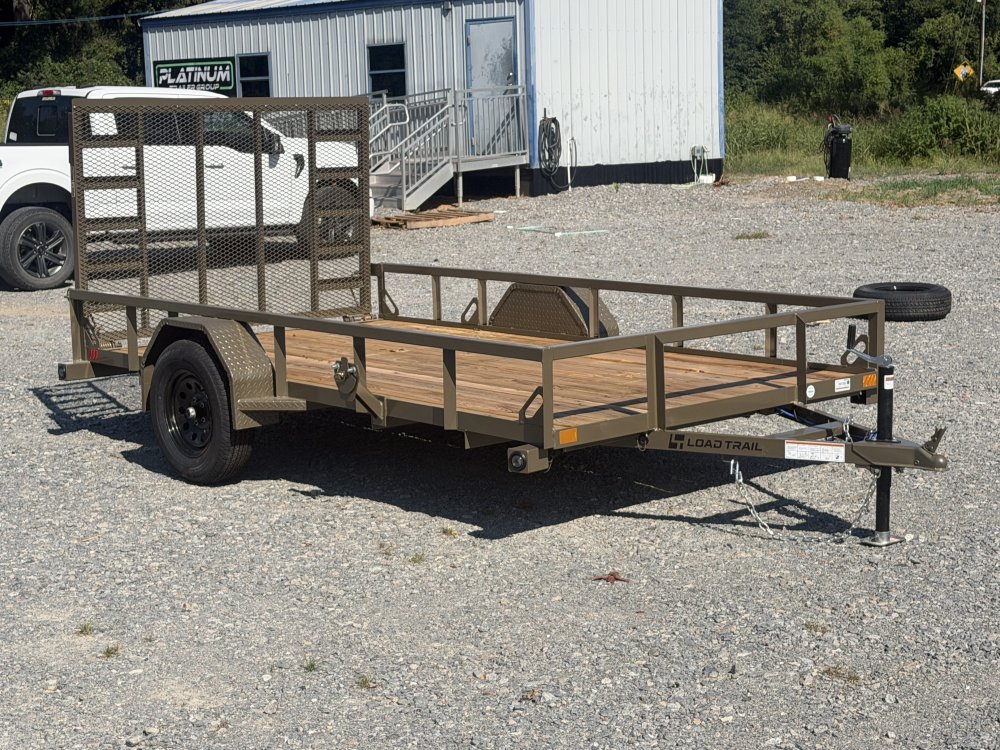 2027 Load Trail SE 77x12 Utility Trailer, 4' Gate w/Spring , Square Tube Top Rail, 3500 Pound Axles.
