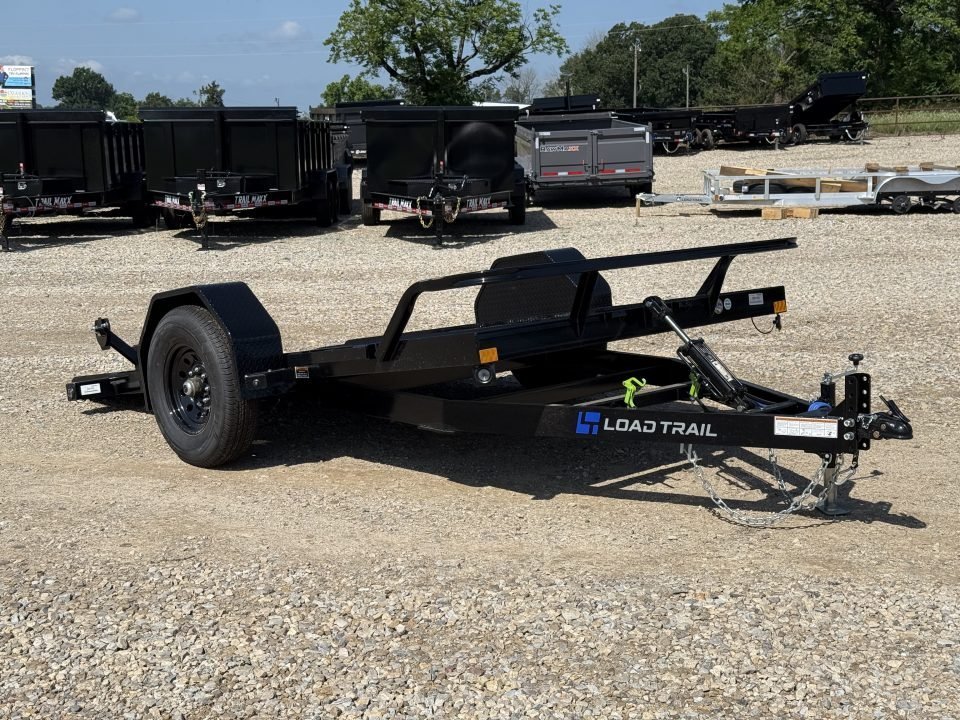 2026 Load Trail SH 77X12 / STEEL FLOOR / BRAKE AXLE / D-RINGS Scissor Hauler Equipment Trailer