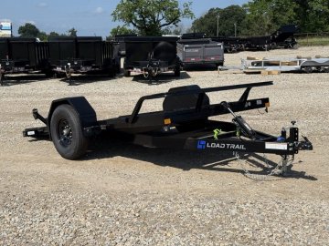 2026 Load Trail SH 77X12 / STEEL FLOOR / BRAKE AXLE / D-RINGS Scissor Hauler Equipment Trailer