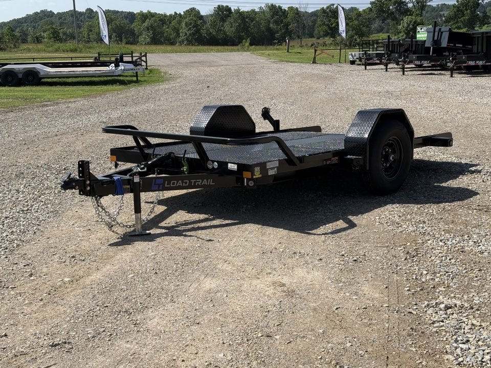 2026 Load Trail SH 77X12 / STEEL FLOOR / BRAKE AXLE / D-RINGS Scissor Hauler Equipment Trailer